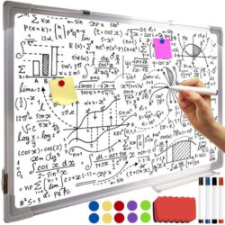 TABLICA SUCHOŚCIERALNA MAGNETYCZNA 90 x 60 cm + MARKERY MAGNESY GĄBKA - obrazek 10