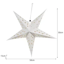 Gwiazda LED 3D- 60cm Ruhhy OZDOBA ŚWIĘTA BOŻE NARODZENIE DEKORACJA - obrazek 3
