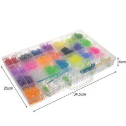 Gumki do robienia bransoletek DIY KREATYWNE ORGANIZER BIŻUTERIA AKCESORIA - obrazek 9