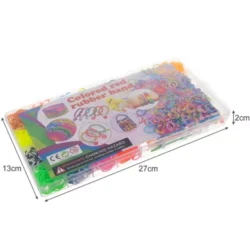 Gumki do robienia bransoletek DIY KREATYWNE ORGANIZER BIŻUTERIA AKCESORIA - obrazek 7