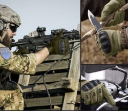 Rękawiczki taktyczne XL- khaki Trizand REGULOWANE WYTRZYMAŁE SURVIVAL - obrazek 6