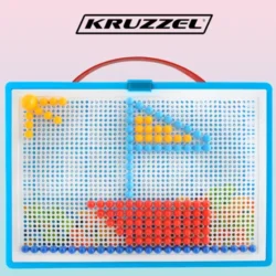 Układanka grzybki KREATYWNA ZABAWKA LOGICZNA DLA DZIECI NAUKA PUZZLE - obrazek 3