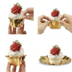 PAPILOTKI NA MUFFINKI ZESTAW 50 SZT. TŁUSZCZOODPORNE JEDNORAZOWE RUHHY - obrazek 9