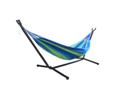 Hamak ogrodowy 200x150cm ze stelażem STALOWY 2 OSOBOWY BEZPIECZNY - obrazek 5