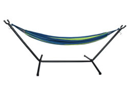 Hamak ogrodowy 200x150cm ze stelażem STALOWY 2 OSOBOWY BEZPIECZNY - obrazek 10