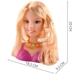 GŁOWA DO STYLIZACJI CZESANIA MAKIJAŻU + AKCESORIA GRATIS KRUZZEL - obrazek 3